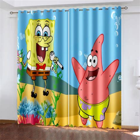 spongebob bedroom curtains.